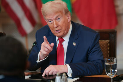 Trump recuerda confusión al pronunciar México durante mitin en Michigan