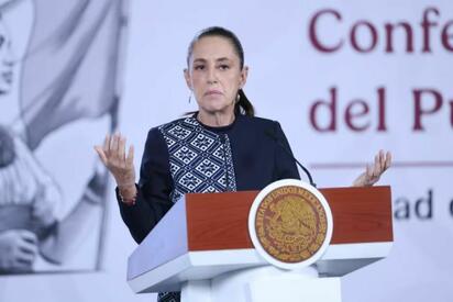 La presidenta Claudia Sheinbaum rechazó las declaraciones del asesor de Donald Trump, Stephen Miller, sobre México y aseguró que su gobierno trabaja