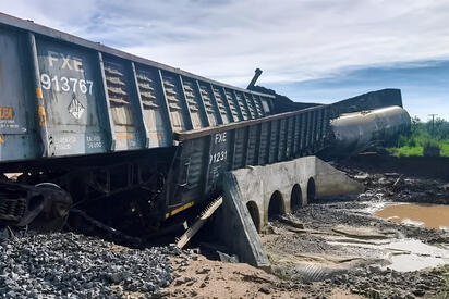 Alerta en Sonora: investigan derrame de químico tras accidente ferroviario