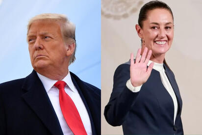 Trump se burla de la pronunciación de México y recuerda a Sheinbaum