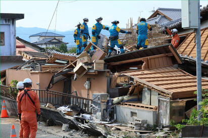 La cifra de personas fallecidas por los terremotos registrados en la prefectura de Kumamoto, Japón, aumentó a 34, mientras continúan las labores de búsqueda