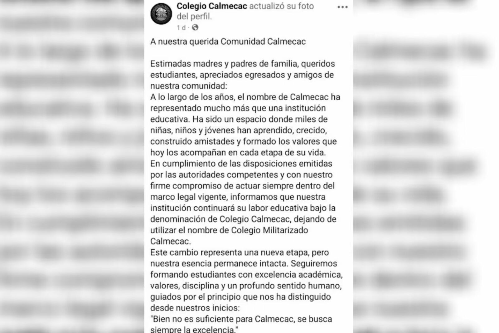 Educación militarizada