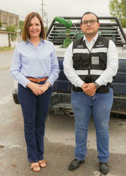 Sari Pérez impulsa estrategia preventiva de fumigación en Frontera