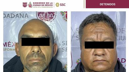 Capturan a dos presuntos líderes del Cártel de Tláhuac en CDMX