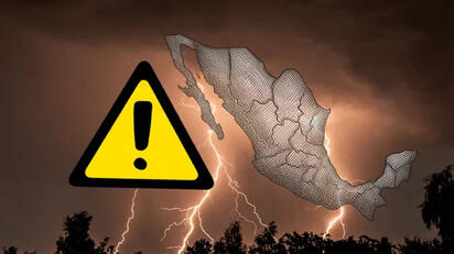 'Se cae el cielo': Lluvias intensas con granizo amenazan a 4 entidades