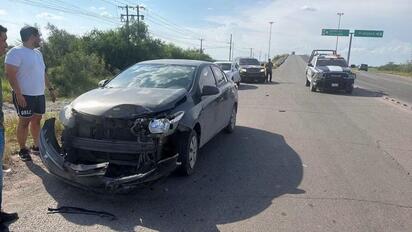 Percance vial en la carretera Morelos–Allende termina sin personas lesionadas