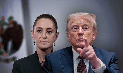Trump comparte artículo con críticas a Sheinbaum por no permitir el ingreso de fuerzas de EU a México