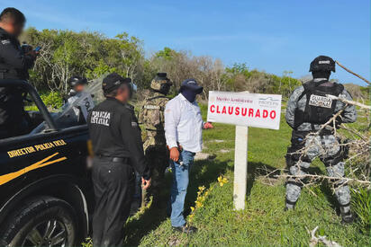 Profepa interviene por desmonte y venta ilegal de terrenos en reserva natural