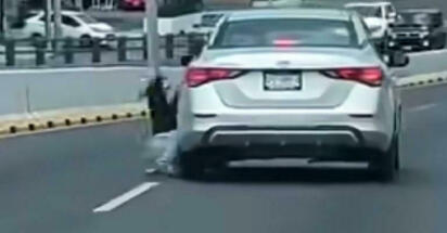 Mujer resulta herida tras intentar detener a conductor en la avenida Fidel Velázquez