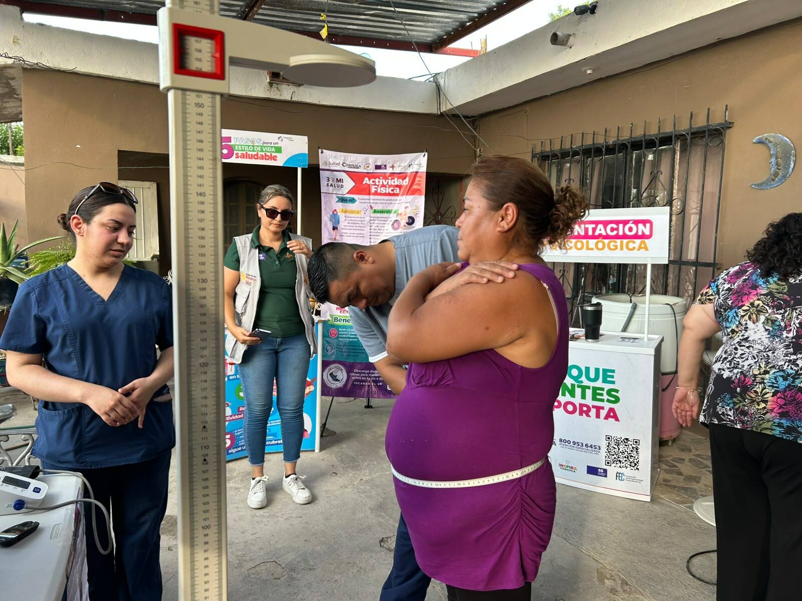 SALUD La Jurisdicción Sanitaria No. 3 llevó servicios médicos gratuitos, vacunación y acciones preventivas a la colonia Guadalupe de Sabinas para fortalecer la salud
