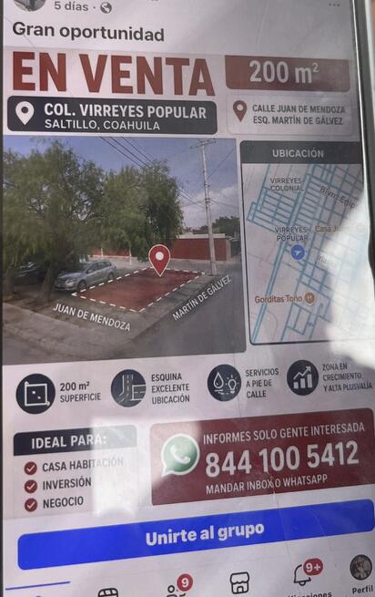 “Venden” calle en Saltillo; Desarrollo Urbano llama a no caer fraudes