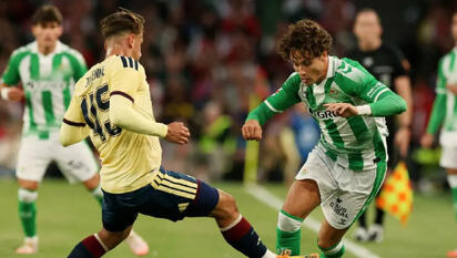 Arsenal cae 3-1 ante Betis en Dublín con errores defensivos y falta de contundencia