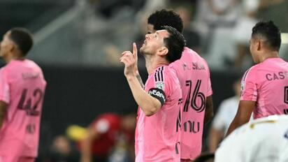 Inter Miami vence 4-2 a Atlético de San Luis con doblete de Messi en Leagues Cup