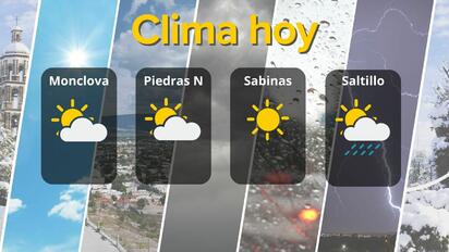 Pronóstico del tiempo para Coahuila: viento fuerte, altas temperaturas y lluvia en Saltillo