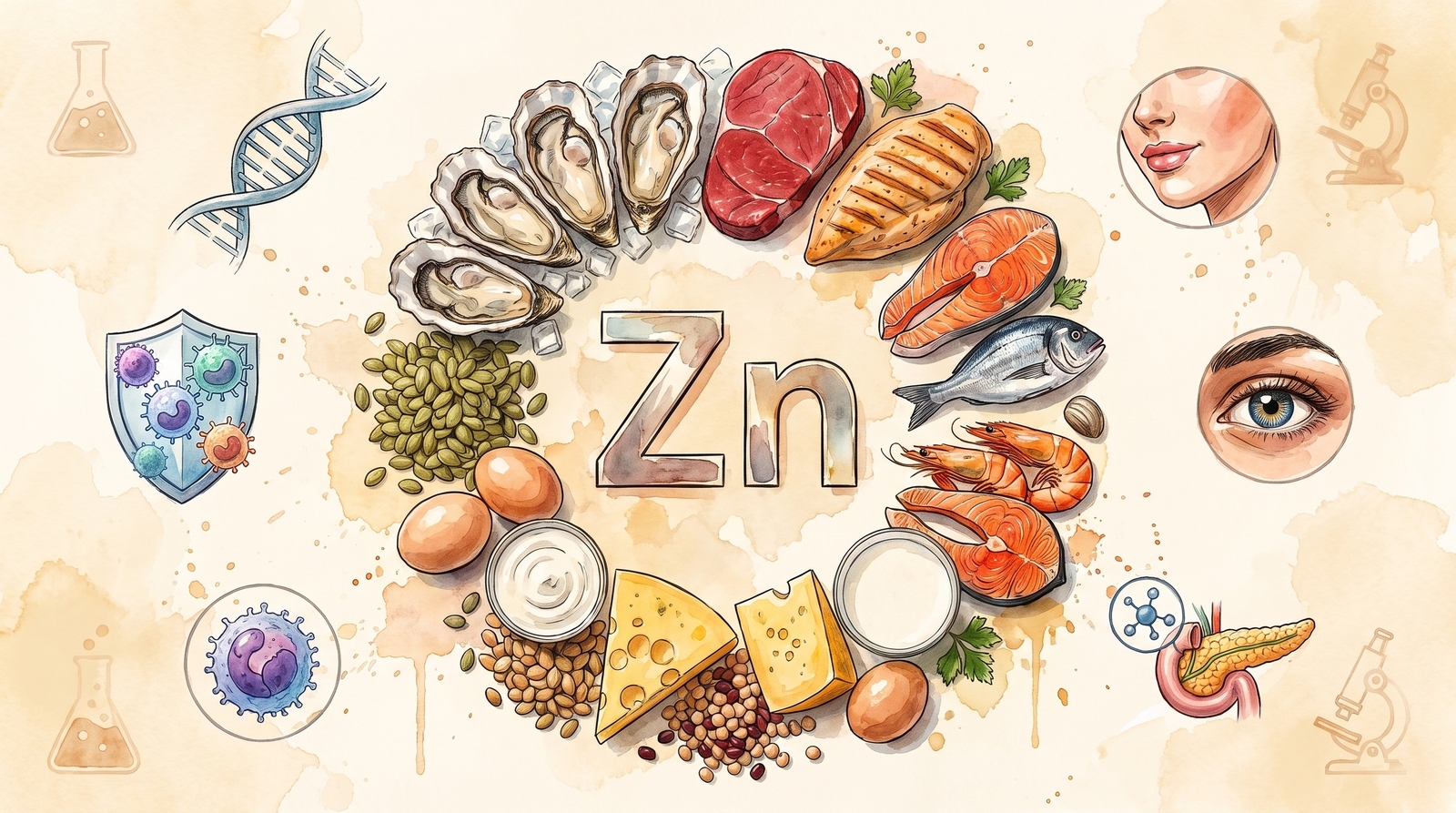 5 beneficios del zinc para el organismo: cómo influye en la fertilidad