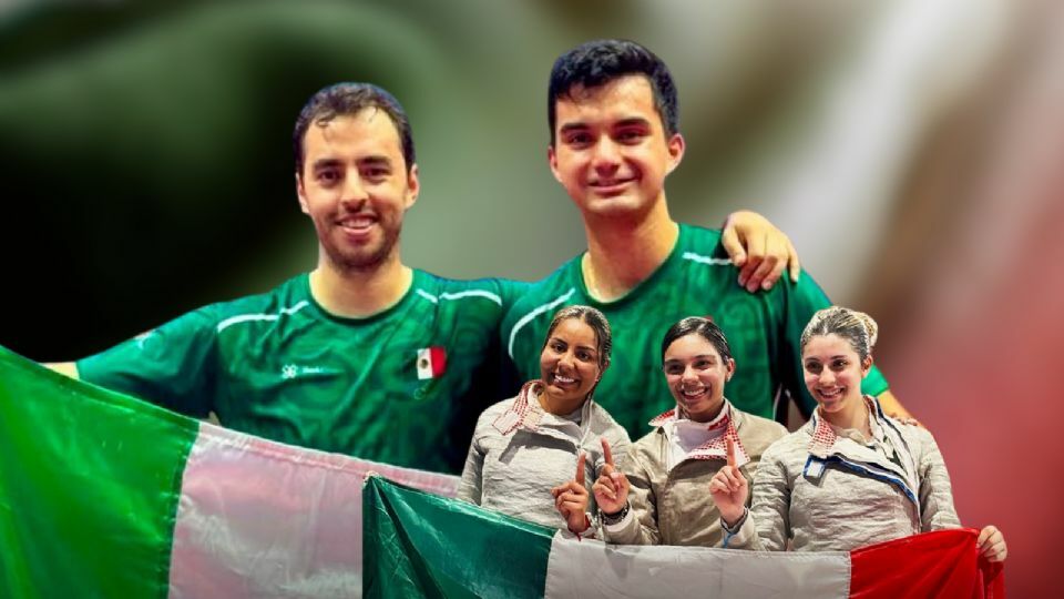 México suma cuatro oros en tenis de mesa, esgrima y natación artística en Santo Domingo