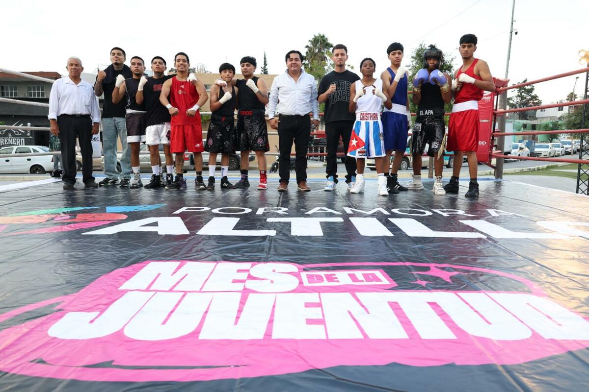 Inicia el programa del Mes de la Juventud con exhibición de boxeo