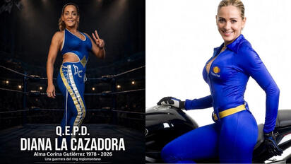 Fallece a los 48 años 'Diana La Cazadora', luchadora y reportera