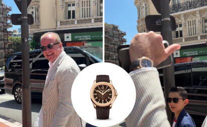 Raúl Rocha Cantú presume reloj Patek Philippe en Mónaco