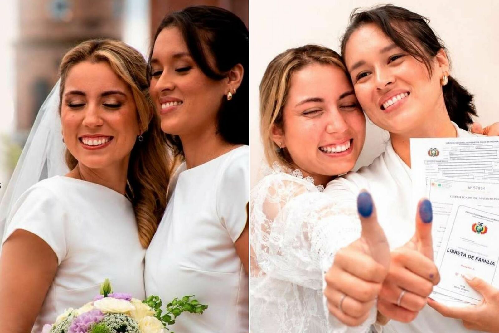 Bolivia registra primer matrimonio civil entre personas del mismo sexo