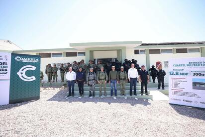 Se entrega cuartel militar en el ejido La Linda y se construye un cuartel para la Guardia Nacional en el ejido Venustiano Carranza.  Como parte del trabajo