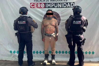 Capturan en Chiapas a presunto líder de la Mara Salvatrucha