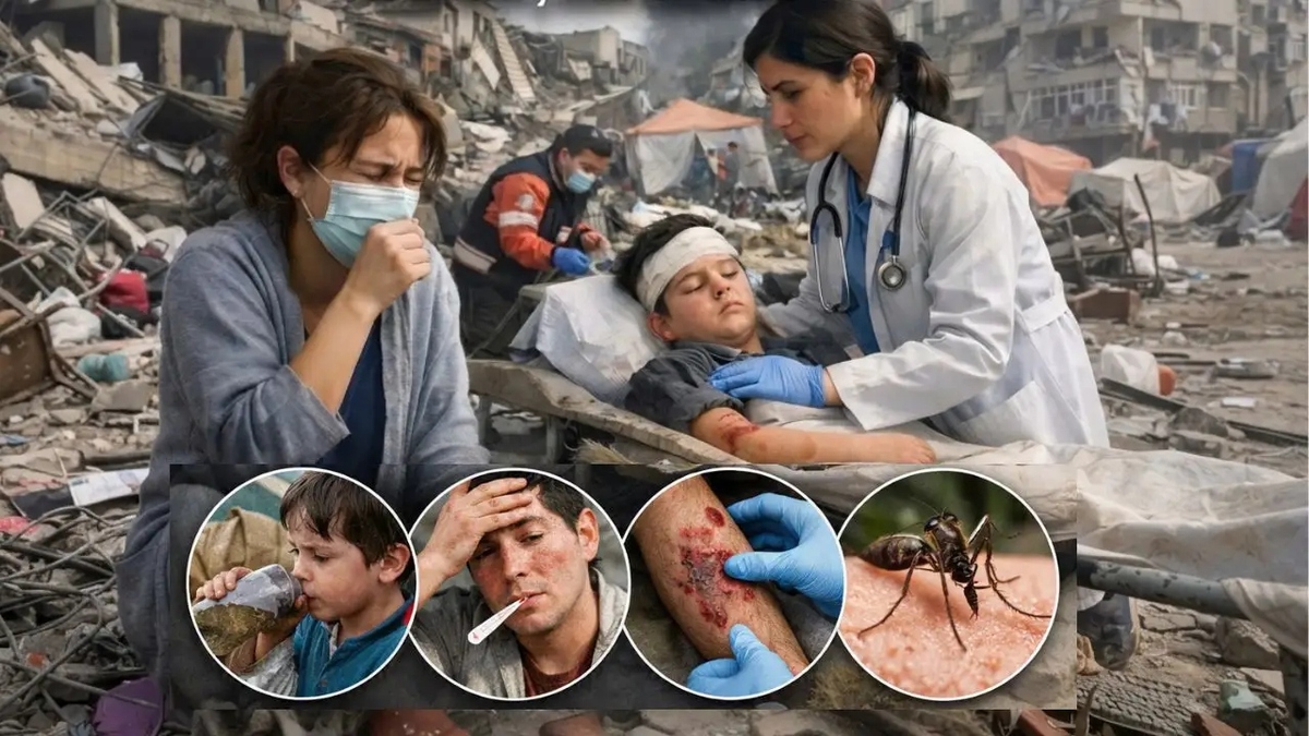 Terremotos: estas son las enfermedades que pueden aparecer después
