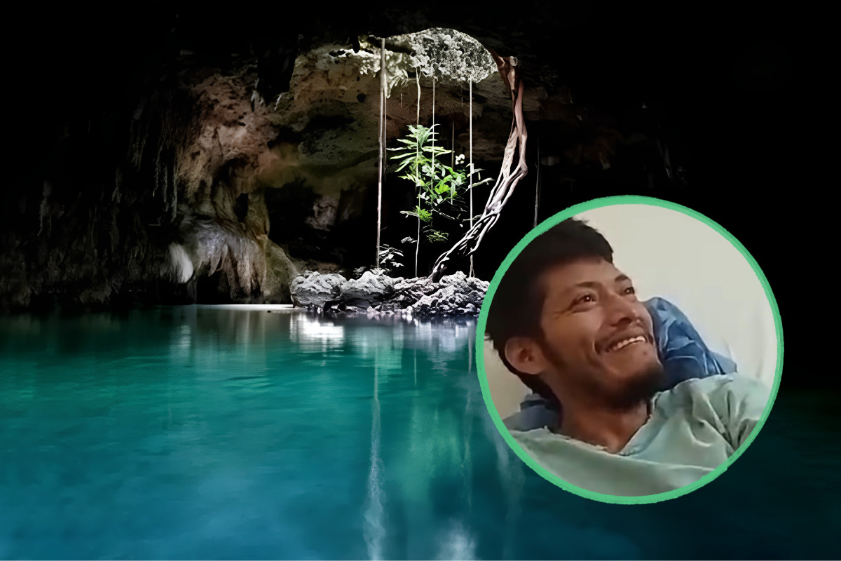 “Mantuve mi fe en Dios”: pescador sobrevive 15 días atrapado en un cenote