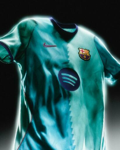 Barcelona lanza su tercera equipación 2026-27 con diseño retro verde