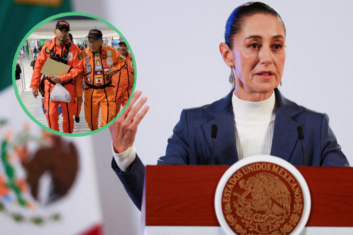 Sheinbaum aclara por qué rescatistas mexicanos no llegaron a Colombia