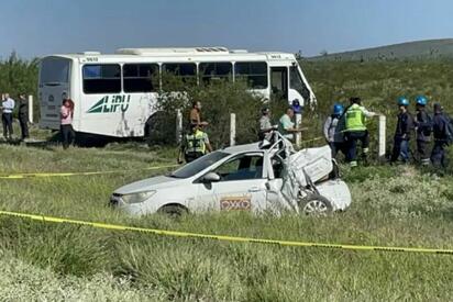 Muere joven de 22 años tras choque en la carretera Saltillo-Torreón