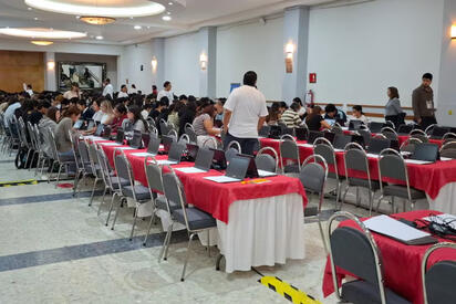 Casi la mitad de aspirantes faltan al examen de control de la UNAM