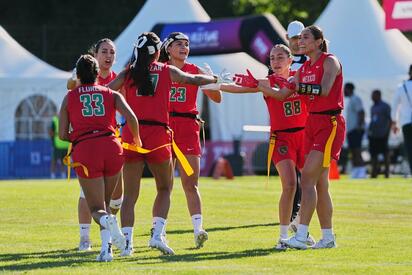 México espera a España en cuartos del Mundial de flag football