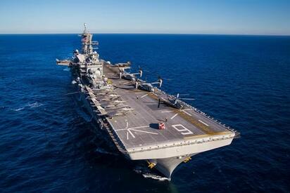 El movimiento de un portaaviones estadounidense hacia Medio Oriente deja temporalmente al Pacífico occidental sin uno de sus buques clave.  El USS George
