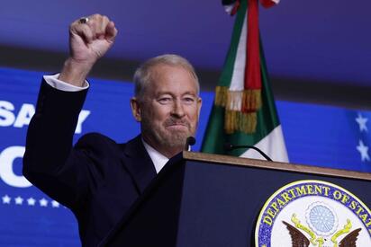 Ronald Johnson destacó el ejercicio conjunto realizado por fuerzas de México y Estados Unidos el 13 de agosto en el Río Bravo.  El embajador de Estados Unidos