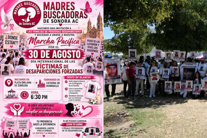 Madres Buscadoras convocan a marcha por víctimas de desaparición
