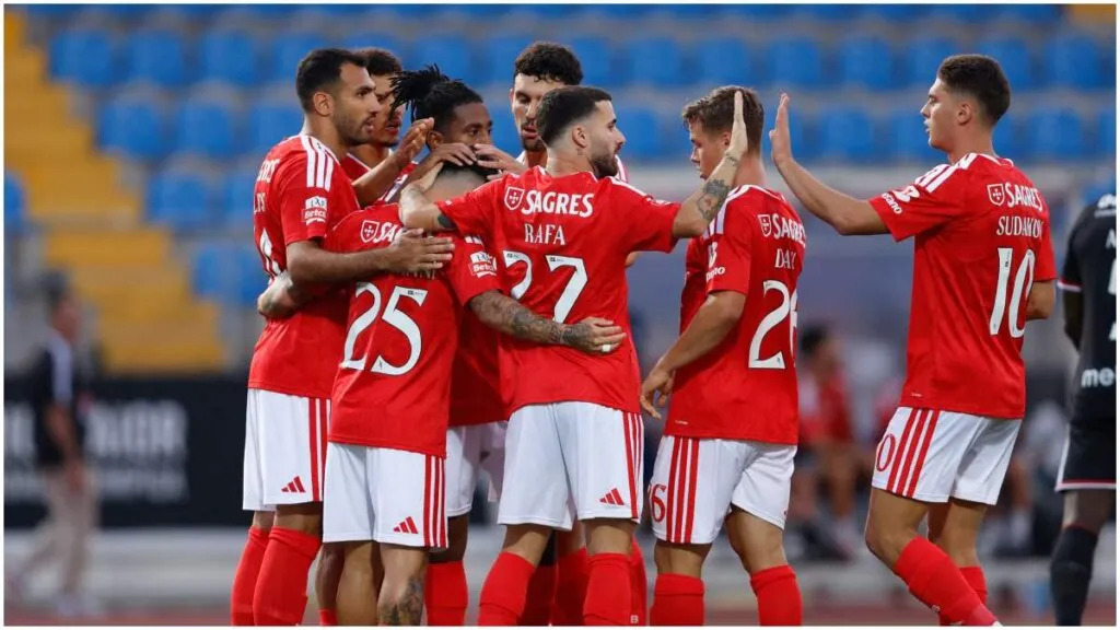 Benfica golea 7-0 al Casa Pia en la jornada 2 de la Liga de Portugal