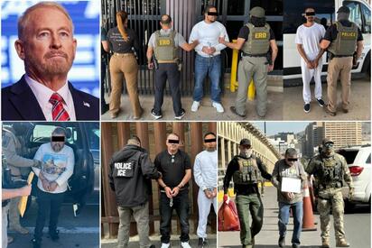Seis fugitivos buscados por delitos graves fueron entregados a México por autoridades estadounidenses, informó el embajador Ronald Johnson.  El embajador