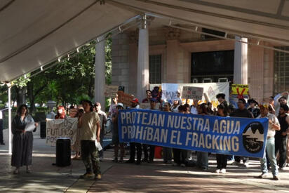 Saltillo se moviliza contra el fracking y pide proteger al medio ambiente