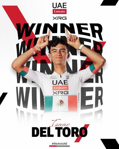 Isaac del Toro lidera la Vuelta a Alemania tras ganar el prólogo