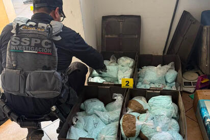 Millones de pastillas de fentanilo son aseguradas en Mexicali
