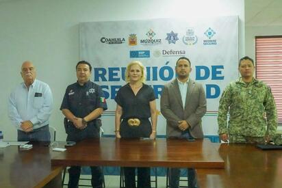 Múzquiz fortalece coordinación de seguridad entre autoridades de los tres órdenes
