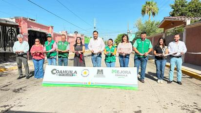 Entregan obras de pavimentación por más de 1.4 millones de pesos en la colonia El Río