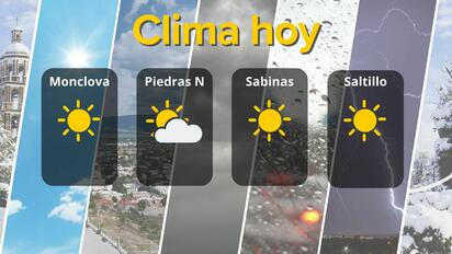 Pronóstico del tiempo en Coahuila: calor intenso y viento moderado 