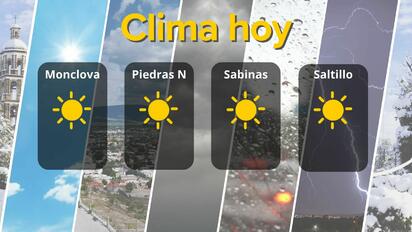 Pronóstico del clima en Coahuila: calor intenso y vientos moderados