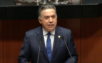 Tras 113 días, Enrique Inzunza anuncia su regreso presencial al Senado