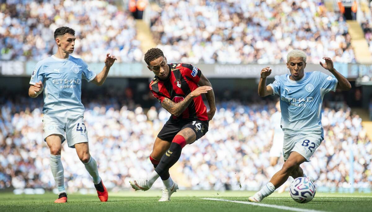 Manchester City remonta 2-1 al Bournemouth con dos asistencias de Cherki