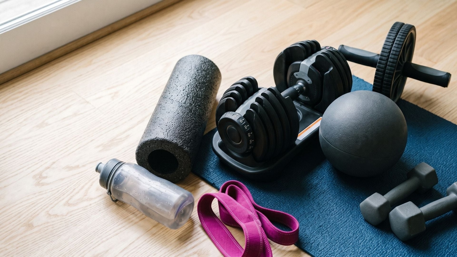 Tres elementos que una entrenadora personal considera suficientes para el gimnasio en casa