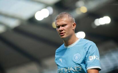Erling Haaland le presumió su nuevo 'look' a Pep Guardiola y a Zlatan