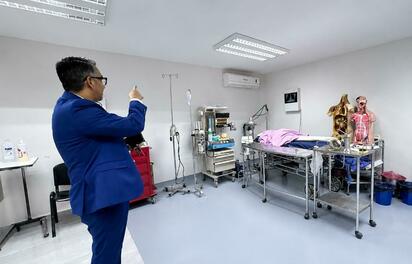 La Escuela de Enfermería de Cruz Roja modifica sus instalaciones para ampliar y mejorar espacios destinados a prácticas.  La Escuela de Enfermería de la Cruz